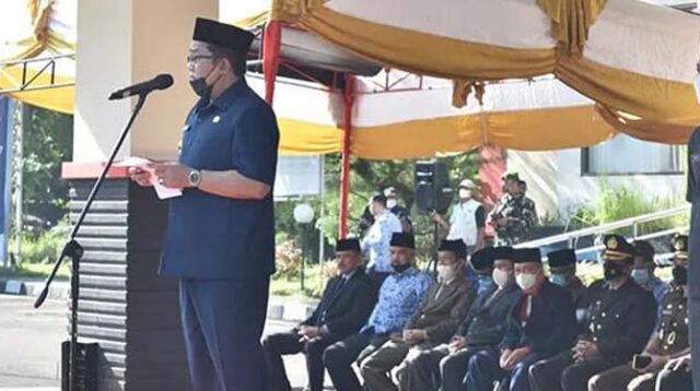 Bupati Ade Pimpin Upacara Harkitnas 2022