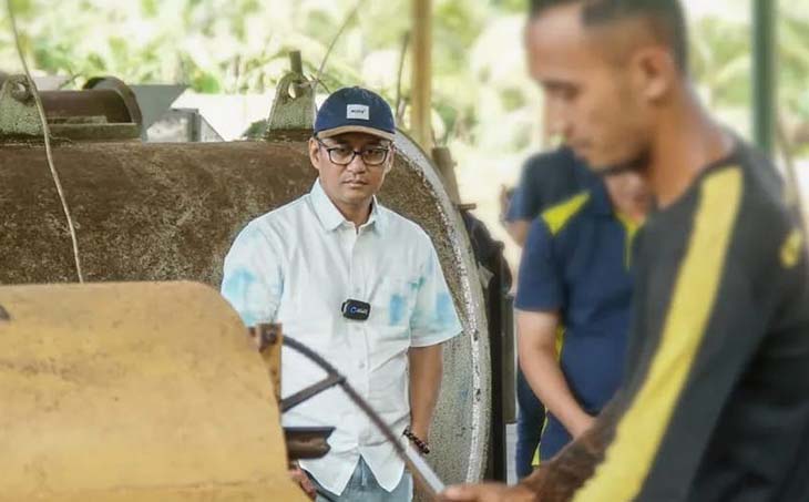 Optimalkan Produk Kelapa, Wakil Bupati Cecep Kunjungi KPMK Pangandaran