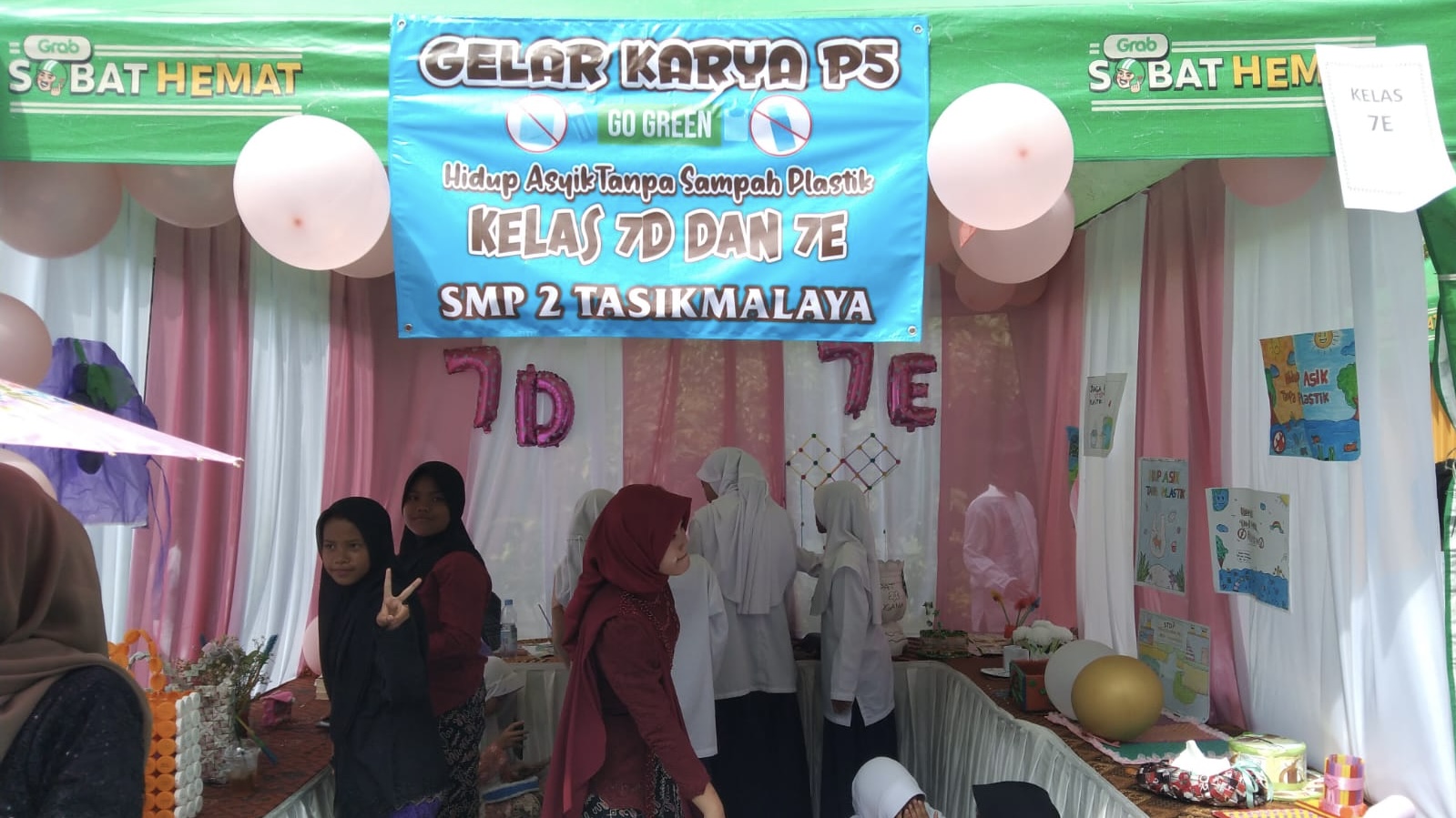 SMPN 2 Kota Tasikmalaya Gelar Karya P5: Kampanye Hidup Asik Tanpa Plastik dan Stop Bullying.