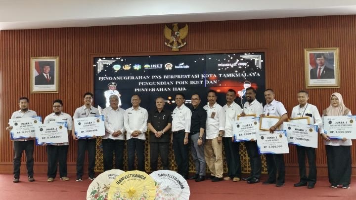 Pemenang Penghargaan PNS Berprestasi Kota Tasikmalaya 2024. 18/12/2024.