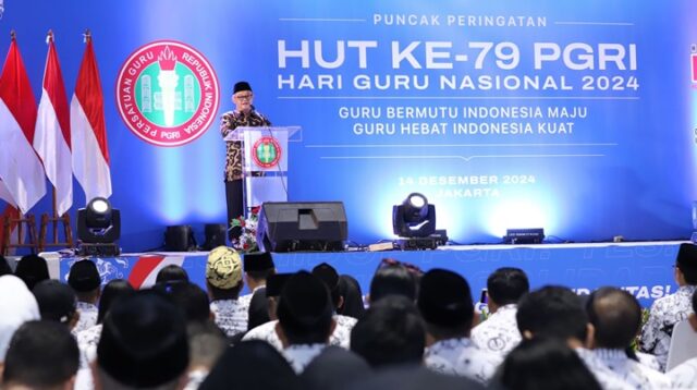 Puncak HUT Ke-79 PGRI dan HGN 2024: Ketua PB PGRI Tekankan Pemerataan Pendidikan dan Kesejahteraan Guru