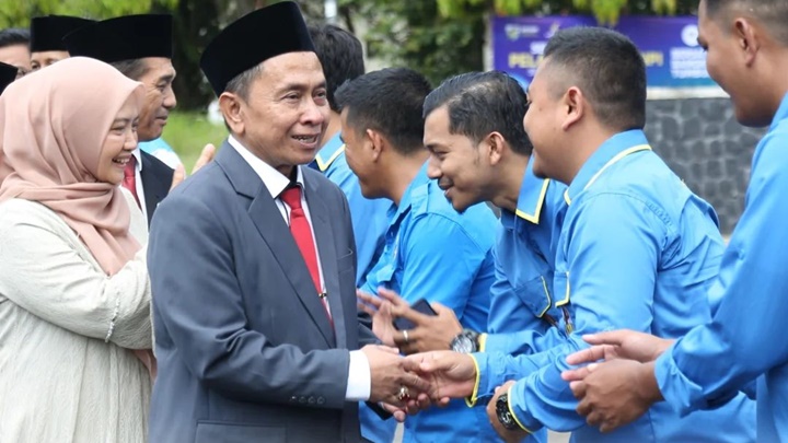 Pjs. Bupati Tasikmalaya Hadiri Pelantikan KNPI Kecamatan Se-Kabupaten Tasikmalaya