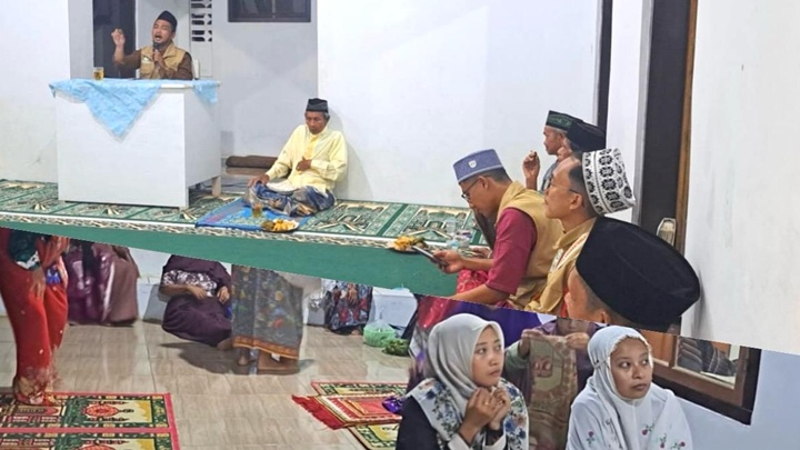 Mengabdi dengan ilmu dan dakwah. Mahasiswa KKN INUTAS mengisi tausiyah pengajian mingguan di Masjid Al-Hidayah, Dusun Mekarsari, Desa Nagaratengah, Kamis malam (8/1/2026).