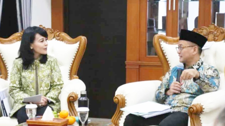 Terima Kunjungan Stafsus ATR/BPN, Bupati Cecep Dorong Perlindungan Tanah Adat Kampung Naga. Kamis (21/5/2026).