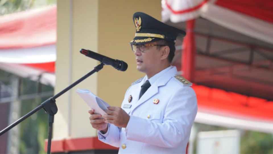 Bupati Cecep Dorong Penguatan Data dan Inovasi Daerah pada Peringatan Hari Otonomi Daerah 2026. Senin (27/04/2026)