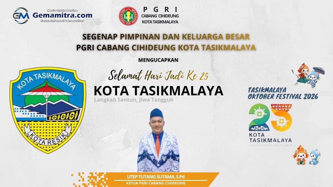 HUT KOTA TASIK KE 25 SELAMAT HARI JADI KE 25 KOTA TASIKMALAYA TAHUN 2026