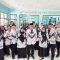 Jajaran pengurus PGRI Kota Tasikmalaya dan Cabang Cibeureum mengabadikan momen kebersamaan di sela pelaksanaan Konkercab di SDN 2 Siluman, Kota Tasikmalaya, Sabtu (10/10/2026). Dok. Foto. Widia Barkati.